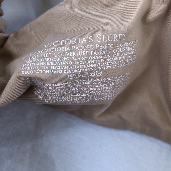 Victoria’s Secret Body by Victoria’s Secret perfect coverage tan bra - Picture 5 of 10